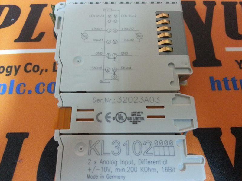 BECKHOFF KL3102 MODULE - 裕益科技自動化設備可程式編碼器PLC分散式控制系統DCS